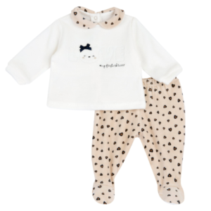 CHICCO NEW BORN ΣΕΤ ΜΠΛΟΥΖΑ ΠΑΝΤΕΛΟΝΙ ΒΕΛΟΥΔΙΝΟ ΜΠΕΖ ΜΠΛΕ 75959 - Image 1