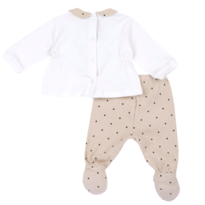 CHICCO NEW BORN ΣΕΤ ΜΠΛΟΥΖΑ ΠΑΝΤΕΛΟΝΙ ΒΑΜΒΑΚΕΡΟ ΜΠΕΖ ΜΠΛΕ 75960 - Image 2