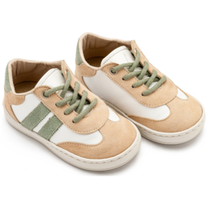 BABYWALKER ΔΙΧΡΩΜΟ ΔΕΤΟ SNEAKER EXC5296 ΜΠΕΖ ΜΕΝΤΑ - Image 1