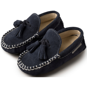 BABYWALKER ΚΑΣΤΟΡΙΝΟ ΜΟΚΑΣΙΝΙ ΜΕ ΦΟΥΝΤΑΚΙΑ BW4011 ΜΠΛΕ - Image 3