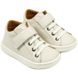 BABYWALKER ΜΟΝΟΧΡΩΜΟ SNEAKER ΜΕ ΜΠΑΡΕΤΑ ΧΡΑΤΣ BS3062 ΕΚΡΟΥ - Image 1