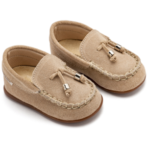 BABYWALKER ΚΑΣΤΟΡΙΝΟ ΔΕΤΟ LOAFER PRI2121 ΜΠΕΖ - Image 1