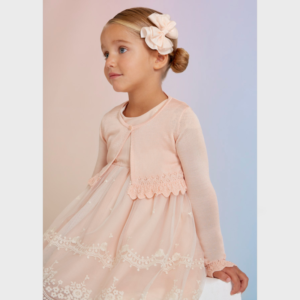 ABEL & LULA Ζακέτα πλεκτή φιόγκος Ροδακινί 5352 - Image 2