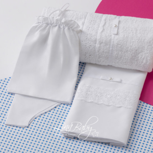 LINA BABY ΛΑΔΟΠΑΝΟ ΒΑΠΤΙΣΗΣ ΣΑΠΦΩ ΛΕΥΚΟ 1541 - Image 1