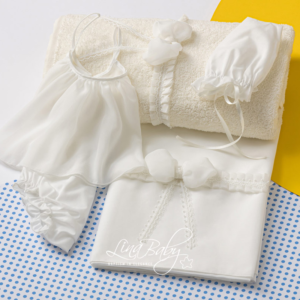 LINA BABY ΛΑΔΟΠΑΝΟ ΒΑΠΤΙΣΗΣ ΑΛΚΥΟΝΗ ΕΚΡΟΥ 1571 - Image 1