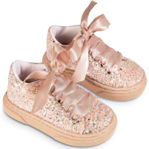 BABYWALKER ΔΕΤΟ SNEAKER ΑΠΟ ΥΦΑΣΜΑ GLITTER ΝΟΥΝΤ EXC5856 - Image 1