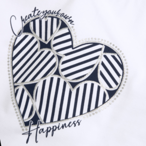 CHICCO ΣΕΤ ΜΠΛΟΥΖΑ ΚΟΝΤΟ ΠΑΝΤΕΛΟΝΙ ΚΑΡΔΙΑ ΜΠΛΕ 75994 - Image 2