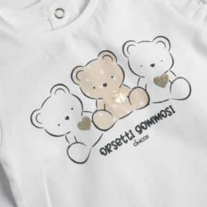 CHICCO  ΜΠΛΟΥΖΑ ΚΟΝΤΟ ΜΑΚΙΝΙ ΛΕΥΚΟ 16651 - Image 2