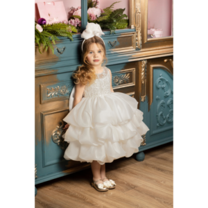 DOLCE BAMBINI ΒΑΠΤΙΣΤΙΚΟ ΦΟΡΕΜΑ 9778-1 - Image 1