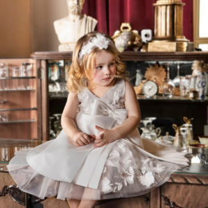 DOLCE BAMBINI ΒΑΠΤΙΣΤΙΚΟ ΦΟΡΕΜΑ 9842-1 - Image 1
