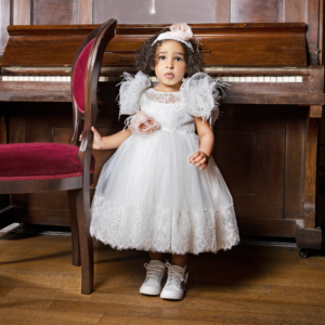 DOLCE BAMBINI ΒΑΠΤΙΣΤΙΚΟ ΦΟΡΕΜΑ 9855-1 - Image 1