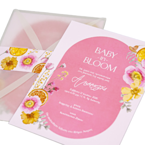 MASTORAS ΠΡΟΣΚΛΗΤΗΡΙΟ ΒΑΠΤΙΣΗΣ BABY BLOOM 325.013 - Image 2