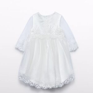 ABEL&LULA ΦΟΡΕΜΑ ΤΟΥΛΙ ΚΕΝΤΗΤΟ ΜΑΚΡΥ ΜΑΝΙΚΙ ΚΡΕΜ 5503 - Image 2