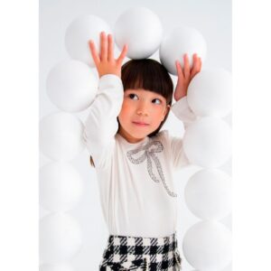 ABEL&LULA ΜΠΛΟΥΖΑ ΒΙΣΚΟΖΗ ΚΕΝΤΗΤΗ ΦΙΟΓΚΟΣ ΚΡΕΜ 5608 - Image 6