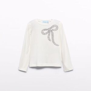 ABEL&LULA ΜΠΛΟΥΖΑ ΒΙΣΚΟΖΗ ΚΕΝΤΗΤΗ ΦΙΟΓΚΟΣ ΚΡΕΜ 5608 - Image 1