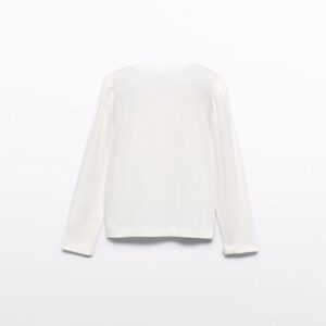 ABEL&LULA ΜΠΛΟΥΖΑ ΒΙΣΚΟΖΗ ΚΕΝΤΗΤΗ ΦΙΟΓΚΟΣ ΚΡΕΜ 5608 - Image 2