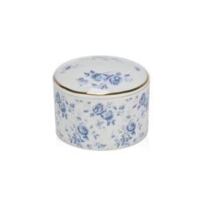 ΠΟΡΣΕΛΑΝΙΝΗ ΜΠΙΖΟΥΤΙΕΡΑ BLUE FLOWERS BY SOAP TALES ST01019 - Image 1